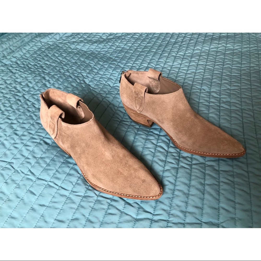 Suede ankle boots